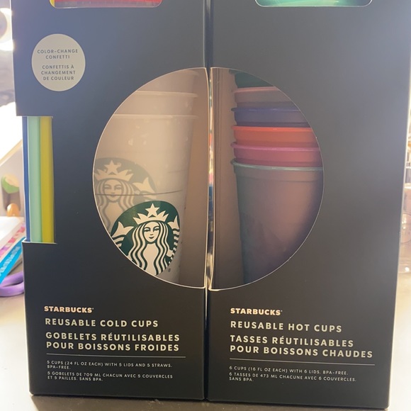 Starbucks color changing cups